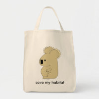 sac d'épicerie organique de koala