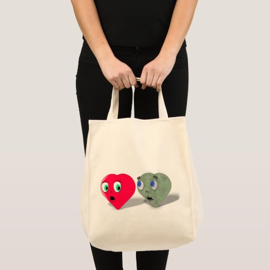 Sac d'épicerie Zombie Love (Devant (produit))