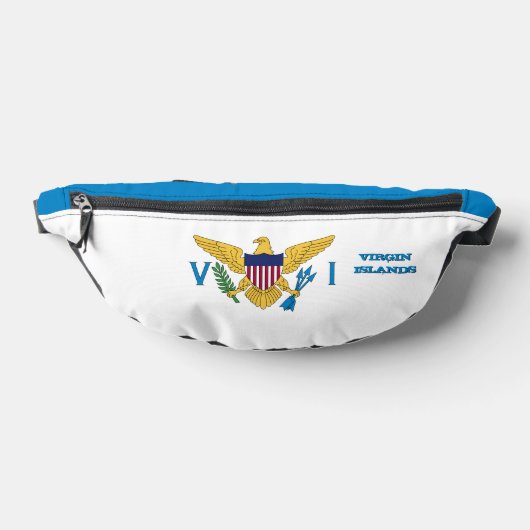 Sac des îles Vierges, patriotes, drapeau des îles (Poser)