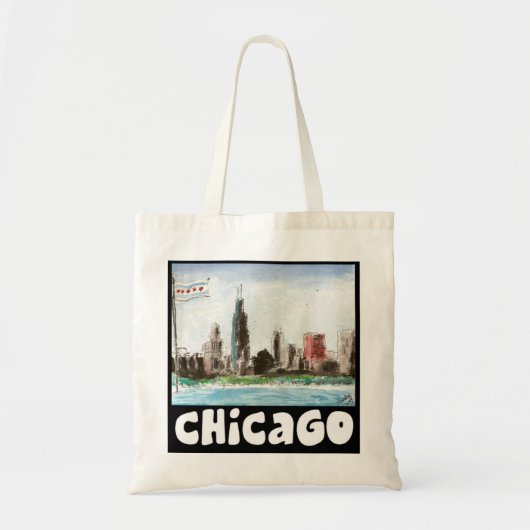Sac design de Chicago par Mandee (Devant)