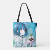 Sac design d'inspiration Anime avec Note expressiv (Dos)