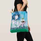Sac design d'inspiration Anime avec Note expressiv (De près)