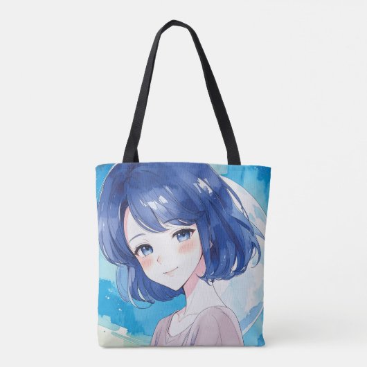 Sac design d'inspiration Anime avec Note expressiv (Dos)