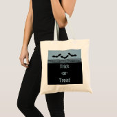 Sac d'Halloween Batty, bleu clair (Devant (produit))