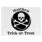 Sac d'Halloween croisé personnalisé (Dos)