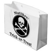 Sac d'Halloween croisé personnalisé (Dos Angle)