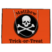 Sac d'Halloween croisé personnalisé (Dos)