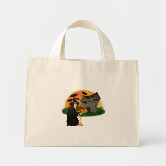 Sac d'Halloween de la maison hantée (Devant)