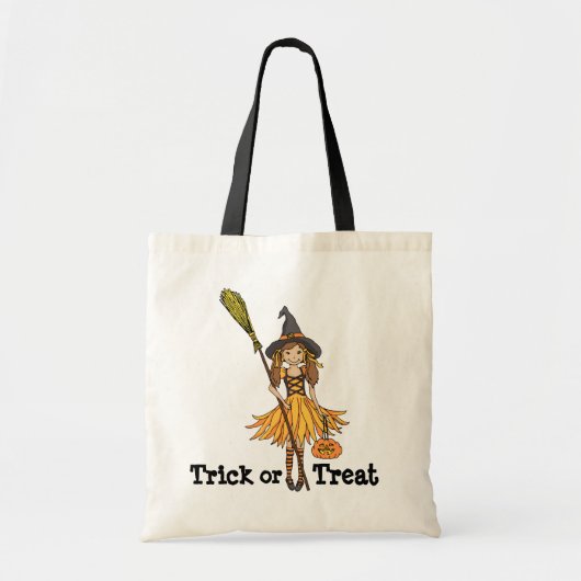 Sac d'Halloween pour les filles à Trick ou Treat (Devant)