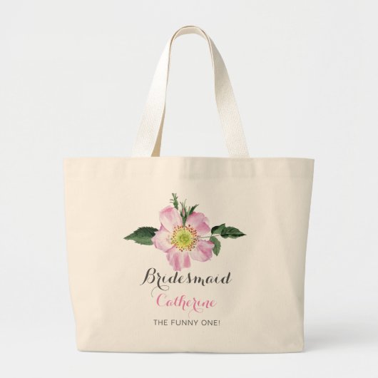 Sac d'hôtesses florale personnalisées (Devant)