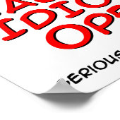 Sac d'idiots Affiche drôle (Coin)