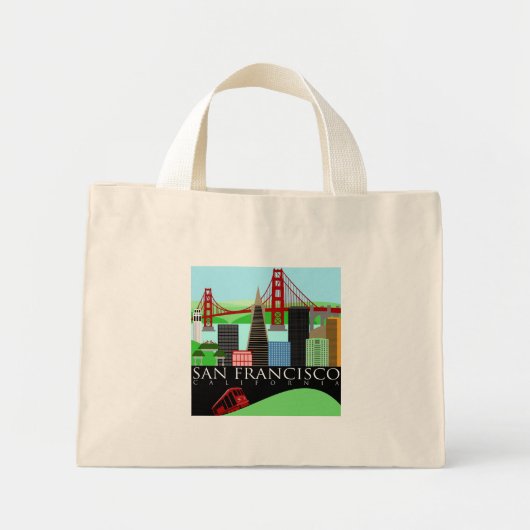 Sac d'illustrations de San Francisco Skyline (Devant)