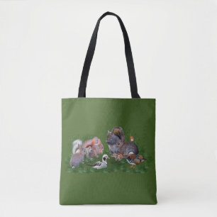 Sac d'impression d'animaux de région boisée