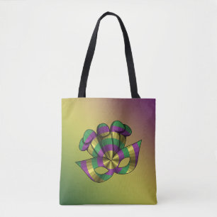 Sac d'impression de masque de mardi gras tout plus