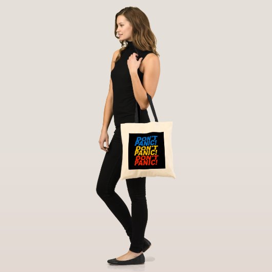 Sac Don't Panic ! - choisissez style & couleur (Devant (modèle))