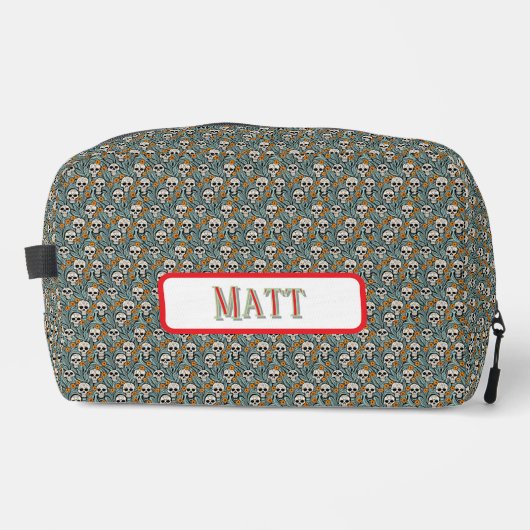 Sac Dopp à motif de crâne (Recto)