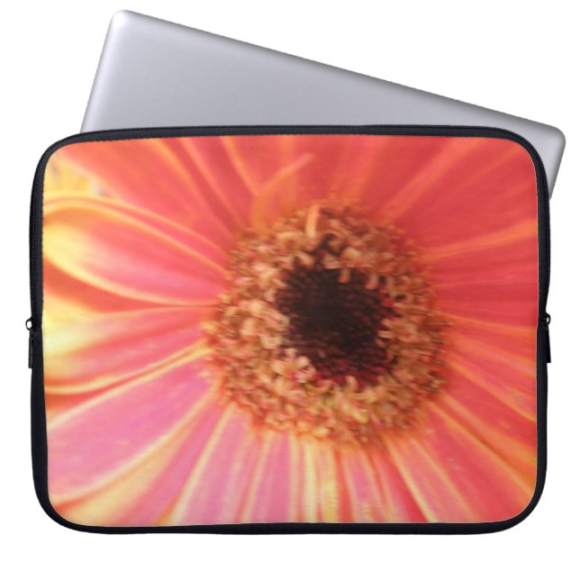 Sac d'ordinateur portable à fleurs Gerbera Daisy (Devant)