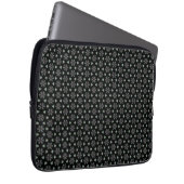 Sac d'ordinateur portable Black Circular Delight (Devant droit)
