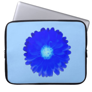 Sac d'ordinateur portable cool Blue Marigold