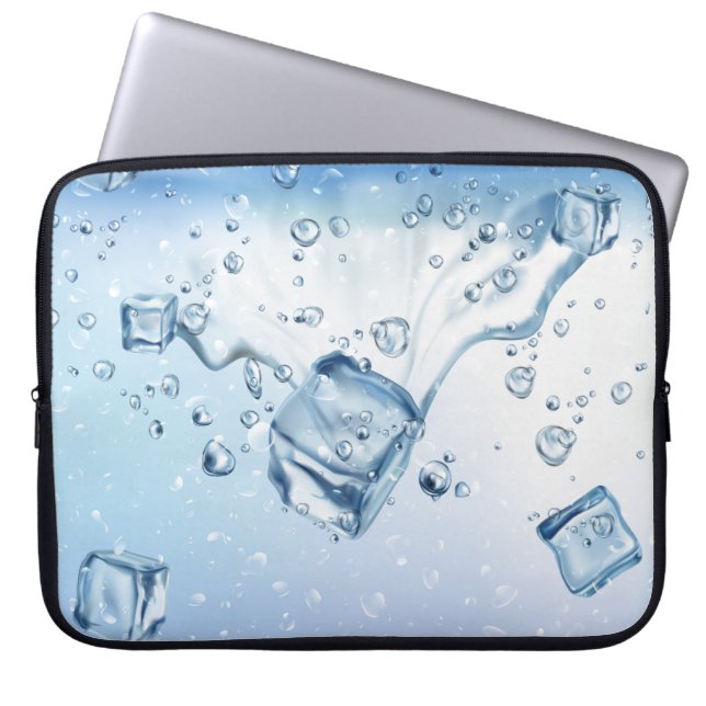 Sac d'ordinateur portable cool Water & Ice Cubes - (Devant)