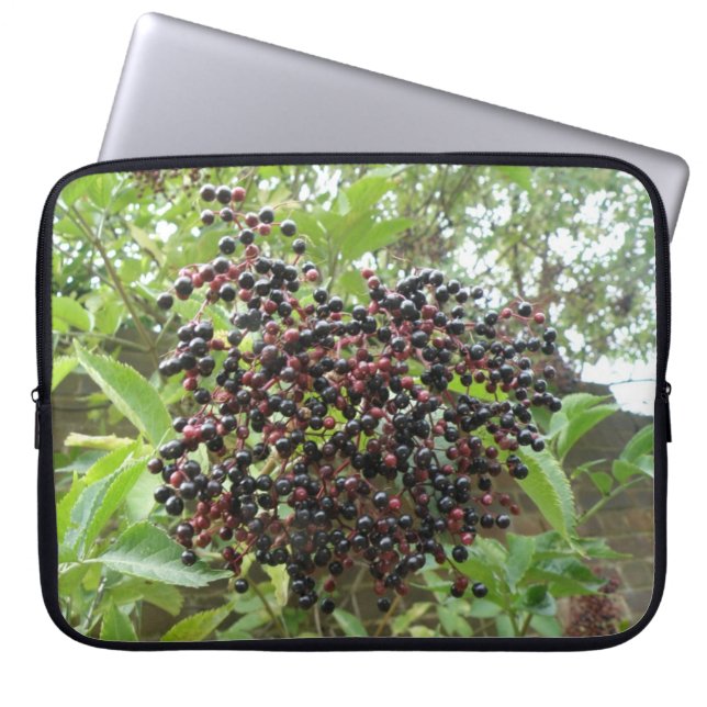 Sac d'ordinateur portable Elderberries (Devant)