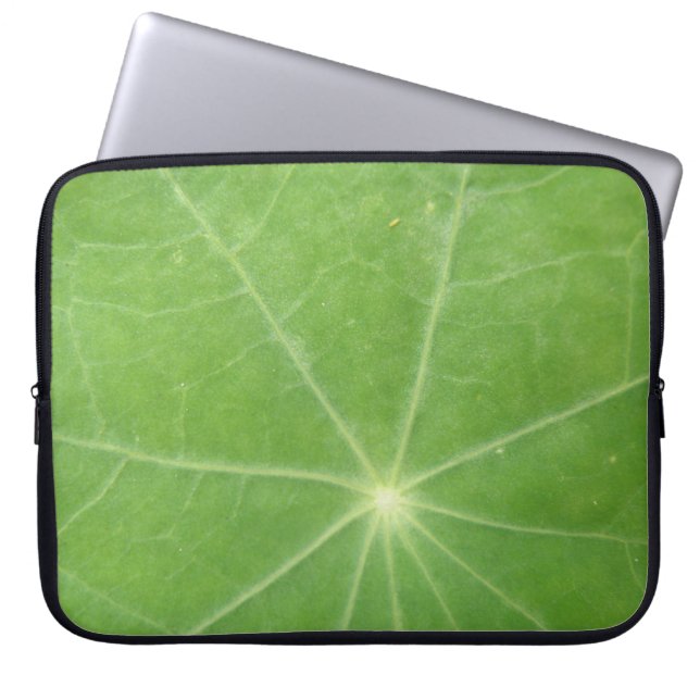Sac d'ordinateur portable feuille de Nasturtium (Devant)