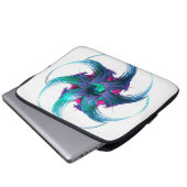Sac d'ordinateur portable Fractal Imaginaire (Devant bas)