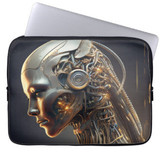 Sac d'ordinateur portable futuriste conçu pour l'I