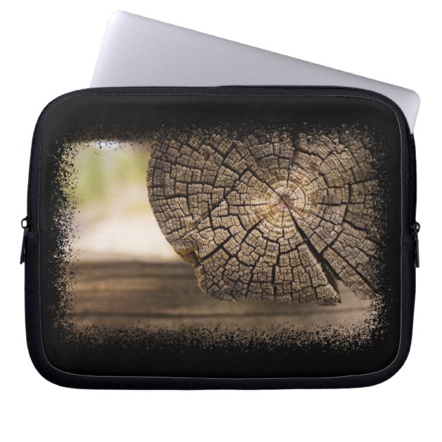 Sac d'ordinateur portable Log Cabine Textures (Devant)