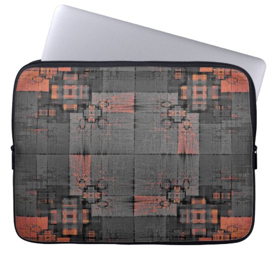 Sac d'ordinateur portable Orange et Grey Crossroad (Devant)