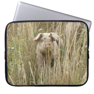 Sac d'ordinateur portable pour cochon joli