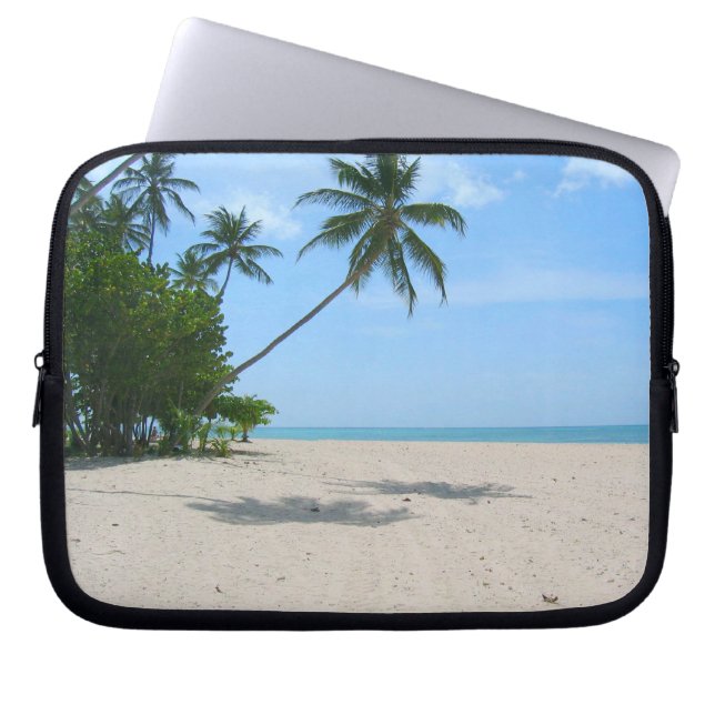 Sac d'ordinateur portable Tropical Island Beach (Devant)
