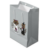 Sac drôle de cadeau de jeunes mariés de raton (Devant Angle)