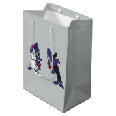 Sac drôle de cadeau de jeunes mariés de requin (Dos Angle)