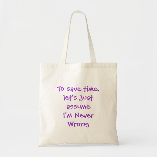 Sac drôle de citation (Devant)