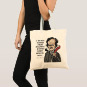 Sac drôle de citation d'Edgar Allan Poe (Devant (produit))