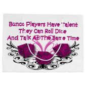 Sac drôle de prix de jeu de matrices de Bunco (Dos)