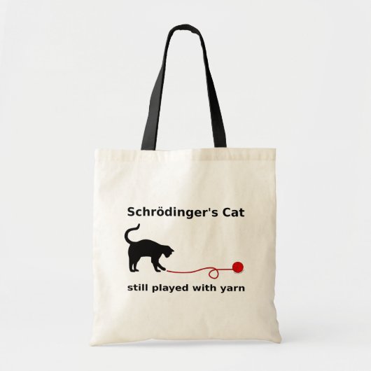 Sac "du chat de Schrödinger" (lumière) (Devant)