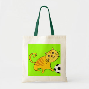 Sac du football de jeu de chat