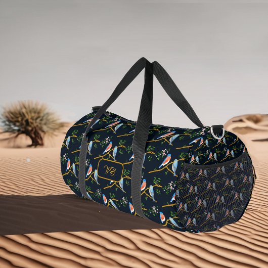 Sac Duffel Bluebirds bleu foncé