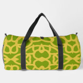 Sac Duffel Design moderne vert et jaune classique (Verso)