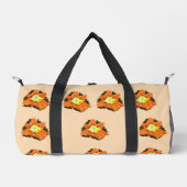 Sac Duffel : Fleur Jaune Orange (Recto)