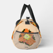 Sac Duffel : Fleur Jaune Orange (Droite)