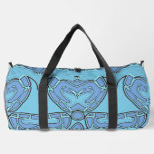 Sac Duffel, Un design classique de couleur bleue (Verso)