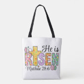 Sac Easter Chrétien Il Est Ressuscité (Dos)