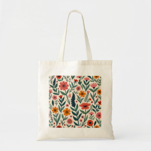 Sac écologique à fleurs