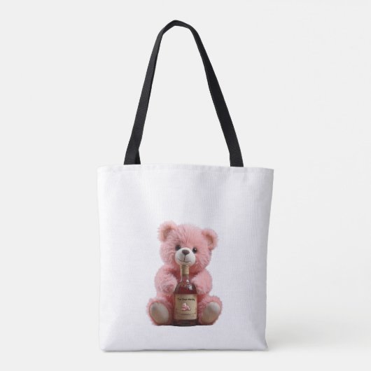 Sac écologique avec l'amour d'un ours en peluche i (Dos)