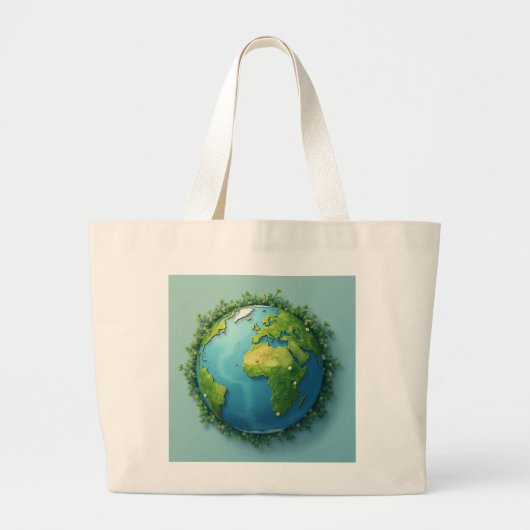 Sac écologique Earth-Design - Un petit pas pour la (Devant)