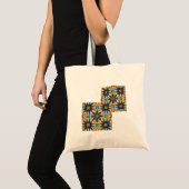 Sac écologique souple avec motif géométrique (Devant (produit))