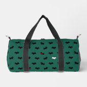 Sac écossais vert Terrier Duffel (Recto)
